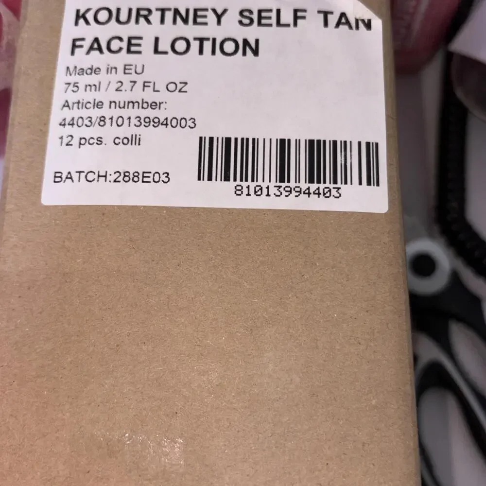 Kourtney By Kourtney Kellar Self-tan Face Lotion‎ Medium New Sealed 2.5 Fl Oz